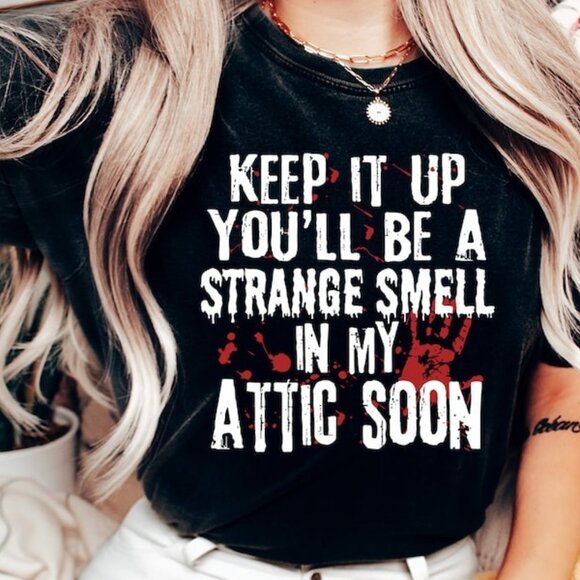 Tops - Gift For Halloween Party, Funny Halloween Shirt